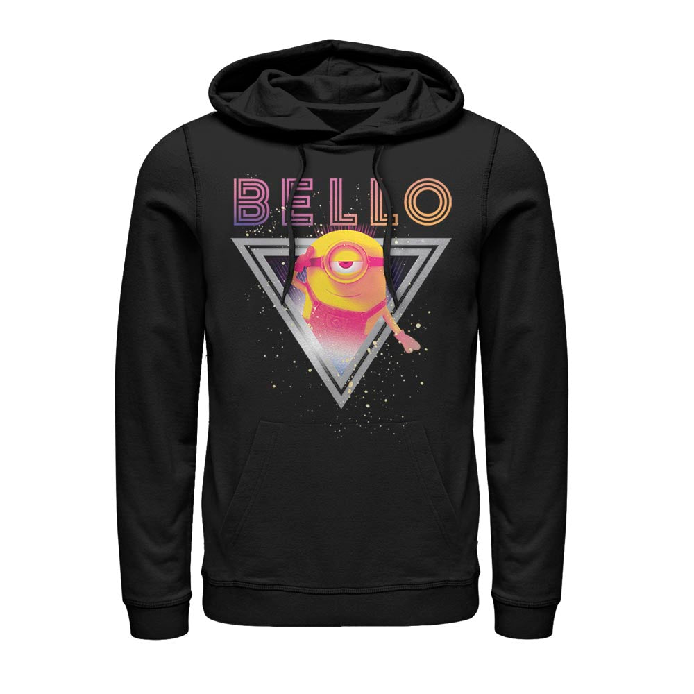Minions BELLO Gold Hoodie, Officially Licensed, Ships from the USA-Black-M-
