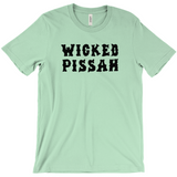 Funny WICKED PISSAH Tee, Mens/Unisex Adult Sizes, Shipped from the USA-Soft airlume cotton standard fit t-shirt with short sleeves and crew neck. -
Boston Mass New England Massachusetts New Hampshire Rhode Island Maine Vermont Connecticut MA NH RI MN VT CT aweome regionalism saying slang townie chowda head masshole sox celtics bruins huskies revolution patriots black wolves fan smaht -S-Mint-