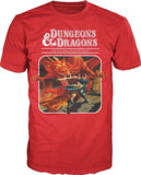 Dungeons and Dragons Third Edition Graphic Tee, Officially Licensed-RED-S-