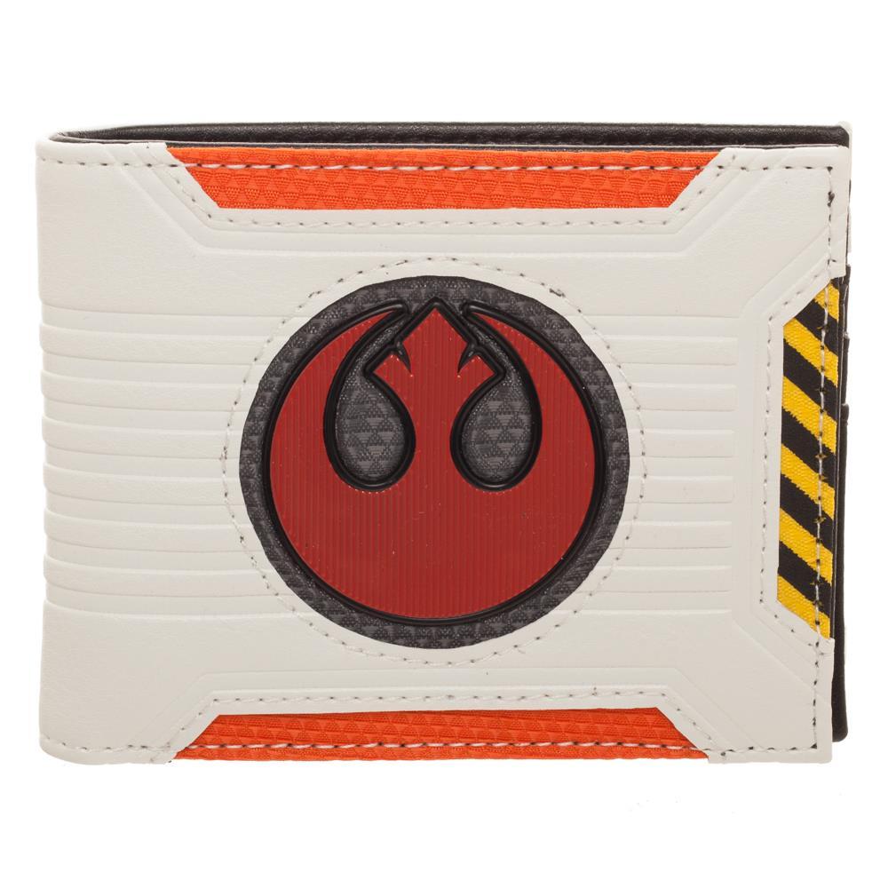 STAR WARS Rebel Squadron Bi-Fold Walllet, Officially Licensed-White-OS-