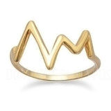 -14k Gold Plated Sterling Silver-Size 5 US-