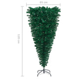 -This Unique eye-catching inverted artificial tree puts the focus on special holiday ornaments and is ideal choice for small and compact spaces like apartments and tiny houses. 

Lifelike shape and appearance, adjustable branches. 4ft 5ft 6ft or 7ft.
Durable PVC, steel stand. Free shipping from the USA

Whimsical decor-Green-4ft - 47.2" / 120cm-8720286363409
