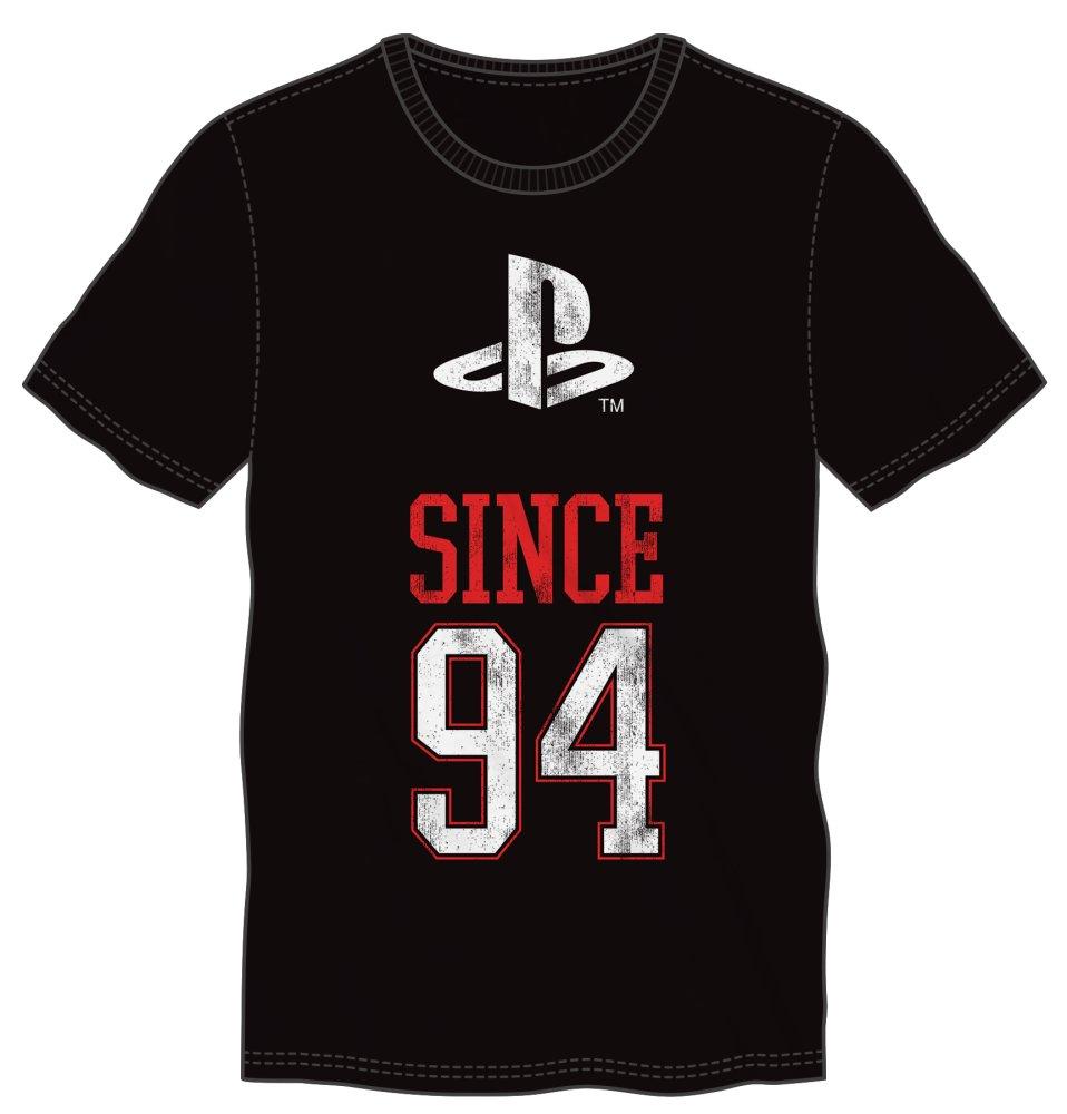 PLAYSTATION Since '94 Graphic Tee, Officially Licensed, Mens / Unisex-BLACK-S-
