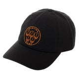 Star Wars Embroidered Mos Eisley Cantina Band Cap, Officially Licensed-They need no introduction but the mere mention their name is enough to summon up a true Jedi earworm of a tune if there ever was one. 

A black cap with orange embroidered 'Cantina Band' and logo on the front and 'Mos Eisley' on the revers. A great gift for Star Wars fans that are also musicians.-Black-OS-