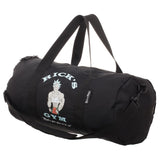 Rick And Morty Rick's Gym Duffle Bag, Adult Swim Officially Licensed-Black 100% polyester Rick's Gym duffel bag measuring 19.5 x 9.75 inches with inner organizing pockets and removable adjustable strap. Officially licensed Rick and Morty accessory. This bag typically ships in 2-3 business days from within the US.-190371885440