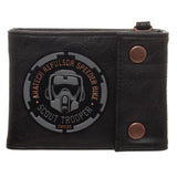 STAR WARS Endor Scout Trooper Bi-Fold Wallet, Officially Licensed USA-MULTI-OS-