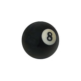 Classic 8-Ball Pinback Button-High quality scratch and UV resistant mylar and metal pinback badge. 1.25, 2.25 or 3 inches. Ships in 3-5 business days from within the US. -1.25 inch Round Button-