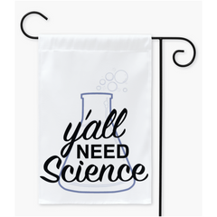 -100% poly poplin-canvas yard / garden flag with sleeve. 12x18, 18x27, 24x36. Made in the USA. -White-12x18 inch-Single-