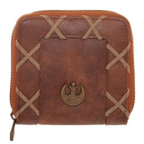 Star Wars Endor Leia Wallet, Officially Licensed, Brown Leather Metal-Brown-OS-190371960468