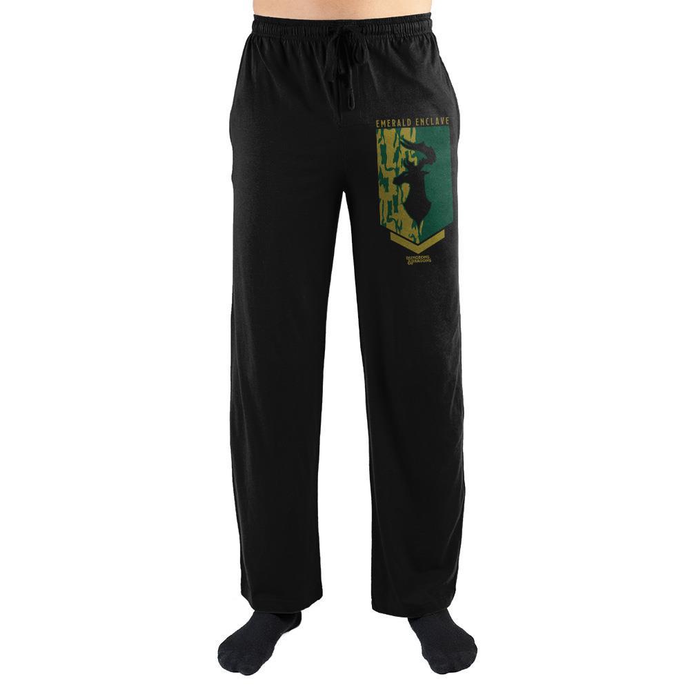 Dungeons & Dragons Forgotten Realms Emerald Enclave Lounge Pants-BLACK-XS-