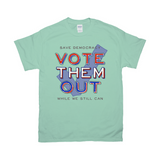 -Comfortable and durable mens / unisex style classic fit t-shirt. Soft 100% cotton, crew neck & short sleeves. These shirts are made-to-order and ship from the USA.
Resist United voting rights equality 2022 midterm 2024 election anti-fascist stop fascism antifa womens abortion constitution LGBTQ BLM America march protest-Mint Green-S-