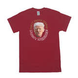 -Premium quality mens / unisex adult graphic tee made of soft ringspun cotton. Made-to-order and shipped from USA. Anti-Trump FUPA meme covidiot fascist election fraudster MAGA 2021, lock him up, lock them all up. Fake news, subhuman fraud, criminal covid coverup Putin pal profiteer aspiring dictator American disgrace.-Cardinal Red-Small-