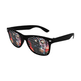 They Live Cosplay Prop Replica Sunglasses-Get ready to kick ass and chew bubblegum with these retro perforated pinhole style sunglasses for cosplay and costume use.

Funny classic sci-fi science fiction horror alien invasion halloween costume accessory social political commentary ideological parody anti-capitalist anticap movie john carpenter roddy piper OBEY-