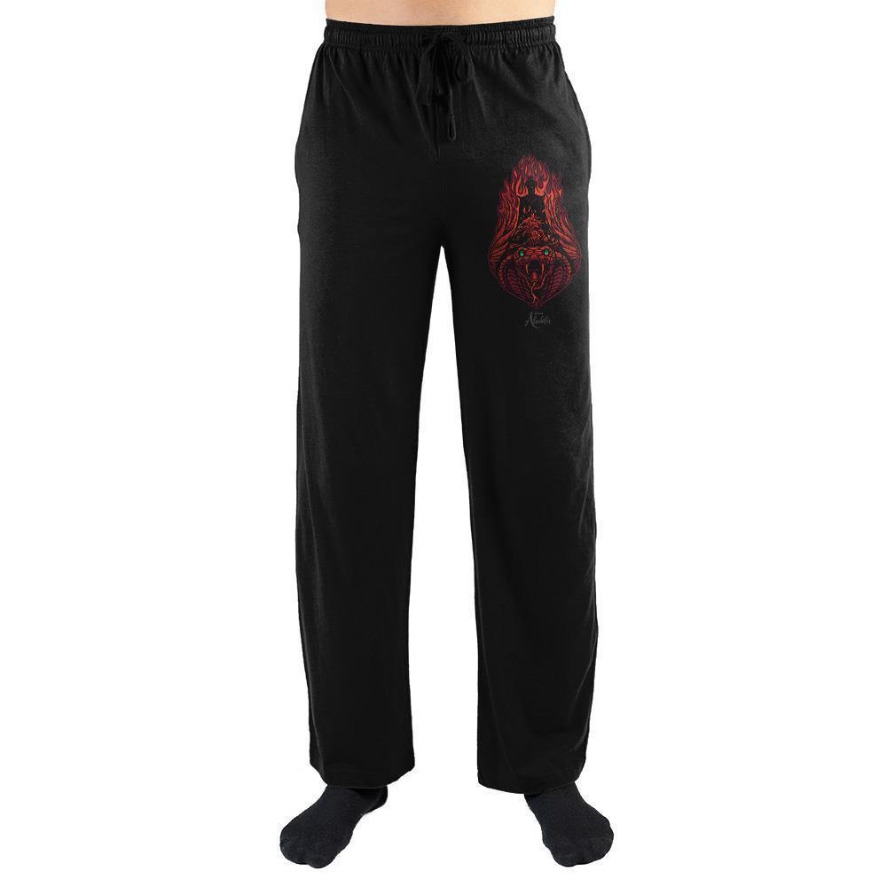 Disney's Aladdin Jafar Cobra Lounge Pants, Officialy Licensed-BLACK-XS-