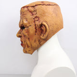 -High quality latex over-the-head Frankenstein's Monster mask. One size fits most. Free shipping.
Unique unusual fleshy skin tone classic monster horror halloween costume cosplay mask halloween party haunted house scare prop realistic freaky disturbing undead reanimated corpse -