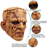 -High quality latex over-the-head Frankenstein's Monster mask. One size fits most. Free shipping.
Unique unusual fleshy skin tone classic monster horror halloween costume cosplay mask halloween party haunted house scare prop realistic freaky disturbing undead reanimated corpse -