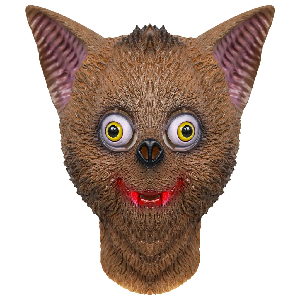 -High quality latex over-the-head mask. One size fits most. Measures approximately 10.6in x 11in Free shipping from abroad with average delivery to the USA in 2-3 weeks.
Funny Freaky Weird Were Animals Werebat Werecat Cat Vampire Bat Mask Adult Full Face Latex Mask Halloween Masquerade Cosplay Spoopy Goofy Costume-