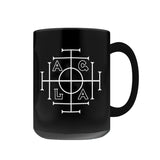 -Premium quality mug in your choice of 11oz or 15oz. High quality, durable ceramic. Dishwasher and microwave safe. Hand washing recommended to help prevent fading. This item is made-to-order & typically ships in 2-3 business days.

AGLA kabbalah prosperity wealth success charm magick symbol sigil coffee mug tea cup -