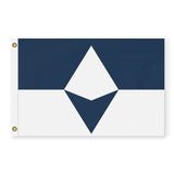 Antartic Flag - All Sizes - High Quality True South International Flag-High quality, professionally made polyester banner flag. Single or double sided, grommets or sleeve. 2x1/1x2ft 3x2/2x3ft 3x5/5x3ft 5x8/8x5f. True South international flag of Antartica. new official continent flag, Geographical South Pole, international environmental scientific research polar science expedition gift. -3 ft x 2 ft-Standard-Grommets-