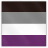 Asexual Pride Stripes Magnet LGBTQIA LGBTQX Ace Visibility Equality-Horizontal-796752936499