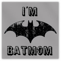 Bat-Mom Magnet-Mylar Coated 2" Tin Plated Steel Fridge Magnet. This item is made-to-order and typically ships in 2-3 Business Days from within the USA. funny bat mom superhero mother metal magnet refrigerator freezer mother's day holiday birthday gift batman fan stocking stuffer batmom-