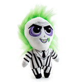 Beetlejuice Phunny Plush, Officially Licensed-It’s Showtime! Beetlejuice is all dressed up and ready to scare. This Beetlejuice x Kidrobot Phunny is ready for you to say his name three times... just to cuddle! 

﻿7.5-inch stuffed plushie in signature black and white striped suit with embroidered details. Officially licensed product. US Seller. Halloween horror.-883975155247