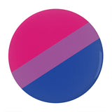 Bisexual Pride Pinback Buttons, 1.25in 2.25in or 3in LGBTQ LGBTQIA Pin-High quality scratch and UV resistant mylar & metal pinback button. 1.25, 2.25 or 3 inches. Custom made Bi LGBT GLBT LGBTQ LGBTQIA LGBTQX Bisexual Sexuality Pride, Rights, Equality Flag Stripes. Love is Love. -2.25 inch Round Button-