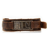-The NC (Non-Compliant) mark is used to humiliate and isolate those who defy patriarchal overlords but many consider it a battle scar, a symbol of feminist strength and power. Genuine leather wrist strap cuff bracelet with antiqued bronze NC tag. Official Image Comics Bitch Planet accessory. Handmade in USA, New w/COA-