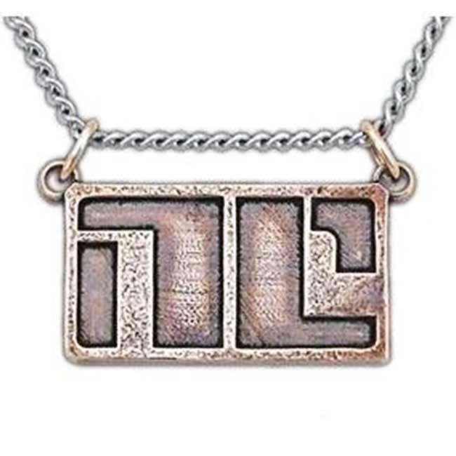 Bitch Planet NON-COMPLIANT Badge Necklace or Flex Bracelet, Sterling or Bronze-In the world of Bitch Planet, the NC (Non-Compliant) is intended to humiliate & isolate those who defy the patriarchal overlords but the strong & brave see it as a warrior's battle scar, a symbol of pride and power. Genuine, officially licensed Bitch Planet accessory. USA Handmade. Feminist Emblem Smash The Patriarchy-Sterling Silver-20in Sterling Silver Box Chain-