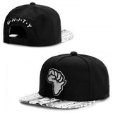 Retro 90s BLACK POWER and UNITY CAPS Africa Fist Equality Pride BLM-Retro 90s style unisex Black Power and Unity caps. High quality embroidered hat with raised fist Africa emblem, printed pattern on bill. Measures approximately 14cm wide and 28cm deep. One size fits most, adjustable from 56-60cm. Typically arrive in about 2-3 weeks. African American Pride & Protest, Retro 90s Style BLACK POWER & UNITY Caps, Africa Raised Fist Equality African Pattern Bill RESIST Black Lives Matter.-Unity-