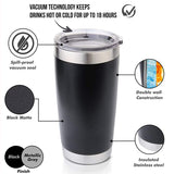 -Quality 20oz vacuum-sealed double-wall steel tumbler with impact resistant plastic lid. Keeps drinks hot or cold up to 18 hours! Matte finish with permanently engraved design. Made-to-order, ships from the USA.

insulated travel cup pirate jolly roger gift black green red pink-