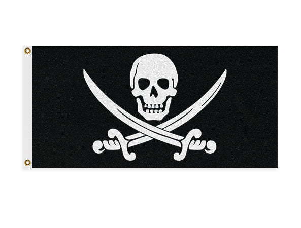 Pirate Flag 3x5 Ft, Double Sided and Double Stitched Jolly Roger