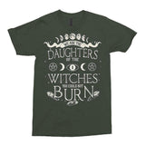 We are The Daughters of The Witches You Could Not Burn Shirt, Unisex -Army-2XS USA / S ASIA-Unisex-