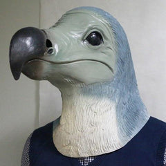 -Very high quality soft natural latex, handmade over-the-head dodo bird mask. One size fits most. Free shipping from abroad with average delivery to the USA in 2-3 weeks. Halloween costume cosplay realistic extinct animal bird mascot character mask fancy dress deluxe supreme -