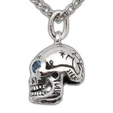 DRESDEN FILES Official BOB THE SKULL Necklace, 3D Sterling Silver-Bob The Skull, a smart-mouthed spirit entity in the possession of powerful wizards since the dark ages and current assistant to Harry Dresden.

Bob the Skull. Made in the USA. New with COA. -
