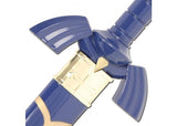 -Limited Edition EXACT REPRODUCTION Link's Master Sword From the Legend of Zelda: Twilight Princess video game. Extremely well crafted. Sharp, full size Stainless Steel with metal trimmed hard scabbard. -782301053922