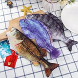 Realistic 3D Fish Pouch Coin Purse Makeup Bag Case, Weird Funny Creepy--