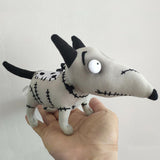 -Frankenweenie Sparky plush toy with keychain clip. Measures approximately 18cm / 7 inches. Free shipping from abroad with average delivery to the USA in 2-3 weeks.

HTF Tim Burton Classic Rare Funny Creepy Cute Kowai Halloween Dog Movie Soft Toy Gift Collectible-