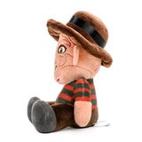 Nightmare on Elm Street FREDDY KRUEGER Phunny Plush, Official-Don’t fall asleep! Fight to stay awake while cuddling this classic Nightmare on Elm Street Plush or you’ll have to face the creepily cute and surprisingly soft Freddy Krueger in your dreams.Complete with signature striped sweater and razor-bladed glove.Genuine officially licensed Kidrobot NOES plush. US Seller. -883975158644