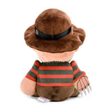 Nightmare on Elm Street FREDDY KRUEGER Phunny Plush, Official-Don’t fall asleep! Fight to stay awake while cuddling this classic Nightmare on Elm Street Plush or you’ll have to face the creepily cute and surprisingly soft Freddy Krueger in your dreams.Complete with signature striped sweater and razor-bladed glove.Genuine officially licensed Kidrobot NOES plush. US Seller. -883975158644