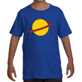 -Soft and comfortable Next Level ringspun cotton, short sleeve unisex youth tee with crew neck and high quality cartoon planet graphic print. Made-to-order and shipped from the USA. Retro 1990s nineties boys girls 90s kids t-shirt redhead cosplay halloween costume rugrat funny blue teal throwback fashion-XS-Royal Blue-
