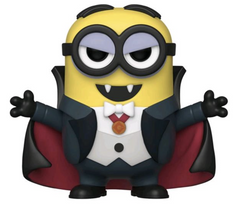 -Funko Pop! Movies: Minions Universal Monsters - Dave'acula #966 Limited Edition Dracula / Vampire Minion. This was a Halloween 2020 Walgreens Exclusive. Long since sold out and hard to find. Genuine Funko officially licensed product. Free shipping within USA. Despicable Me spooky spoopy gift retired rare HTF LE NIB-Pop! without Protector-