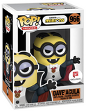-Funko Pop! Movies: Minions Universal Monsters - Dave'acula #966 Limited Edition Dracula / Vampire Minion. This was a Halloween 2020 Walgreens Exclusive. Long since sold out and hard to find. Genuine Funko officially licensed product. Free shipping within USA. 

Despicable Me spooky spoopy gift retired rare HTF LE NIB-Pop! without Protector-