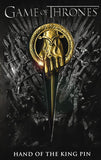 -Game of Thrones Hand of the King Pin-Goldtone-652831184277
