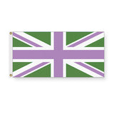 UK Genderqueer Pride Flag LGBTQ LGBTQIA LGBTQX GQ Nonbinary Union Jack-High quality, professionally made polyester Pride flag, single or double sided, grommets or pole pocket. 2x1/1x2ft,3x2/2x3ft,3x5/5x3ft. Fully customizable by request. Transgender LGBT LGBTQ LGBTQIA LGBTQX Trans Rights Equality Protest. Resist United. UK United Kingdom Union Jack England Ireland Scotland Wales British-2 ft x 1 ft-Standard-Grommets-706547492345