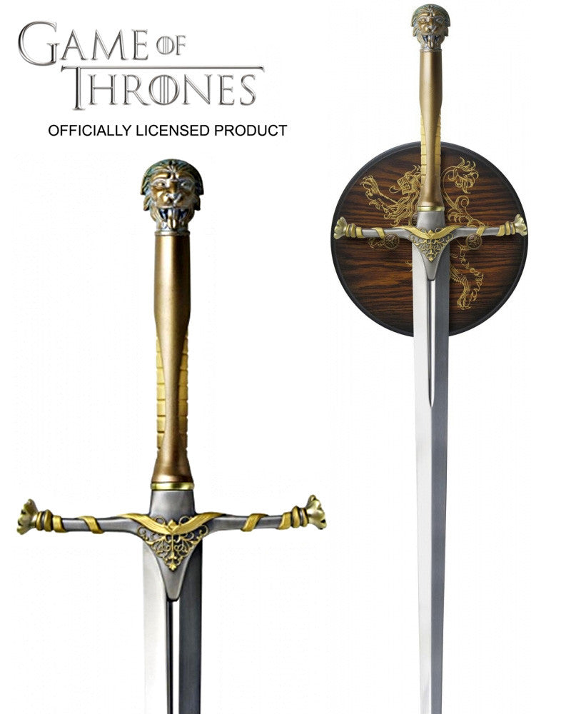 Officially Licensed Game of Thrones Jaime Lannister Sword Cosplay Costume Prop