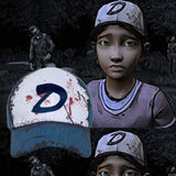 The Walking Dead Clementine Bloody D Baseball Cap-High quality cosplay prop replica polyester and cotton bloodied D baseball cap. One size fits most adults. Free shipping from abroad with average delivery to the USA in 2-3 weeks.

Halloween costume zombies walking dead telltale videogame hat-