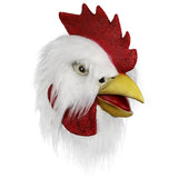 -High quality latex and synthetic fur over-the-head rooster mask. One size fits most.Free shipping from abroad.

Funny animal costume cosplay mask halloween feathered chicken guy fancy dress gamer 
-