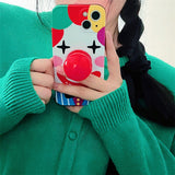 -High quality bumper phone case for iPhone with matching 3D nose grip. Scratch and fingerprint resistant. Free shipping from abroad with average delivery in about 2 weeks.

retro funny weird creepy circus iphone 13 11 12 pro max 7 8 plus iphone-x xs xsmax xr socket grip bumper back case-