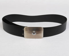 -Unisex faux leather cosplay belt with metal alloy buckle. Approximately 115cm long, One size fits most 88-105cm / 34.6in to 41.3in Free shipping from abroad with an average delivery time of 2-3 weeks. Costume accessory halloween stormtrooper -